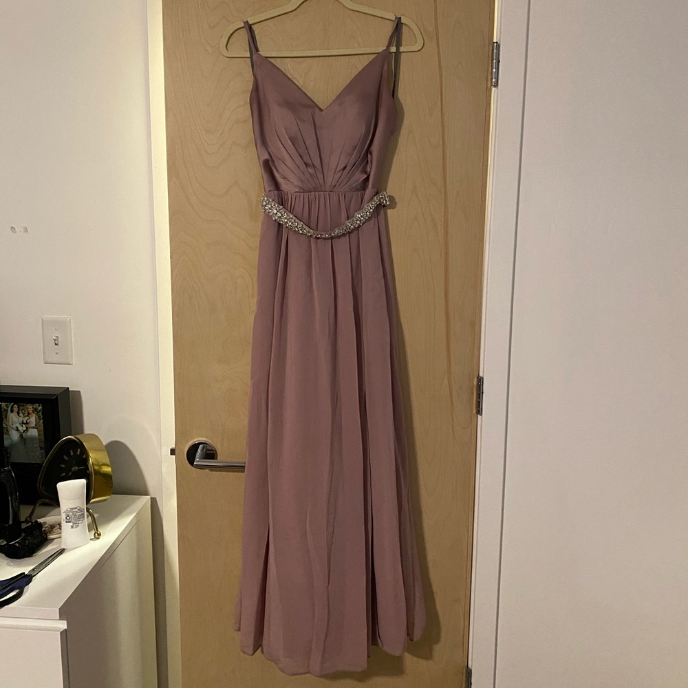 David’s Bridal Vera Wang Quartz Bridesmaid dress